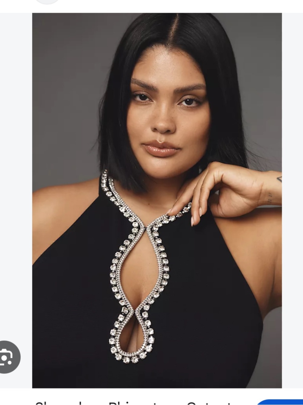 Maeve Sleeveless Rhinestone Dress